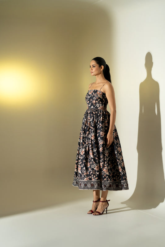 Glamorous Noodle Strap Floral Dress