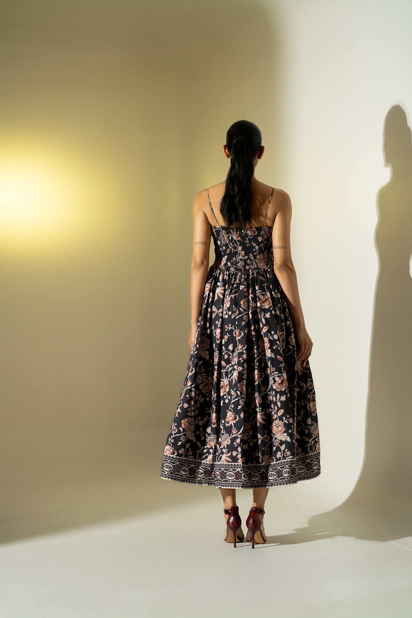 Glamorous Noodle Strap Floral Dress