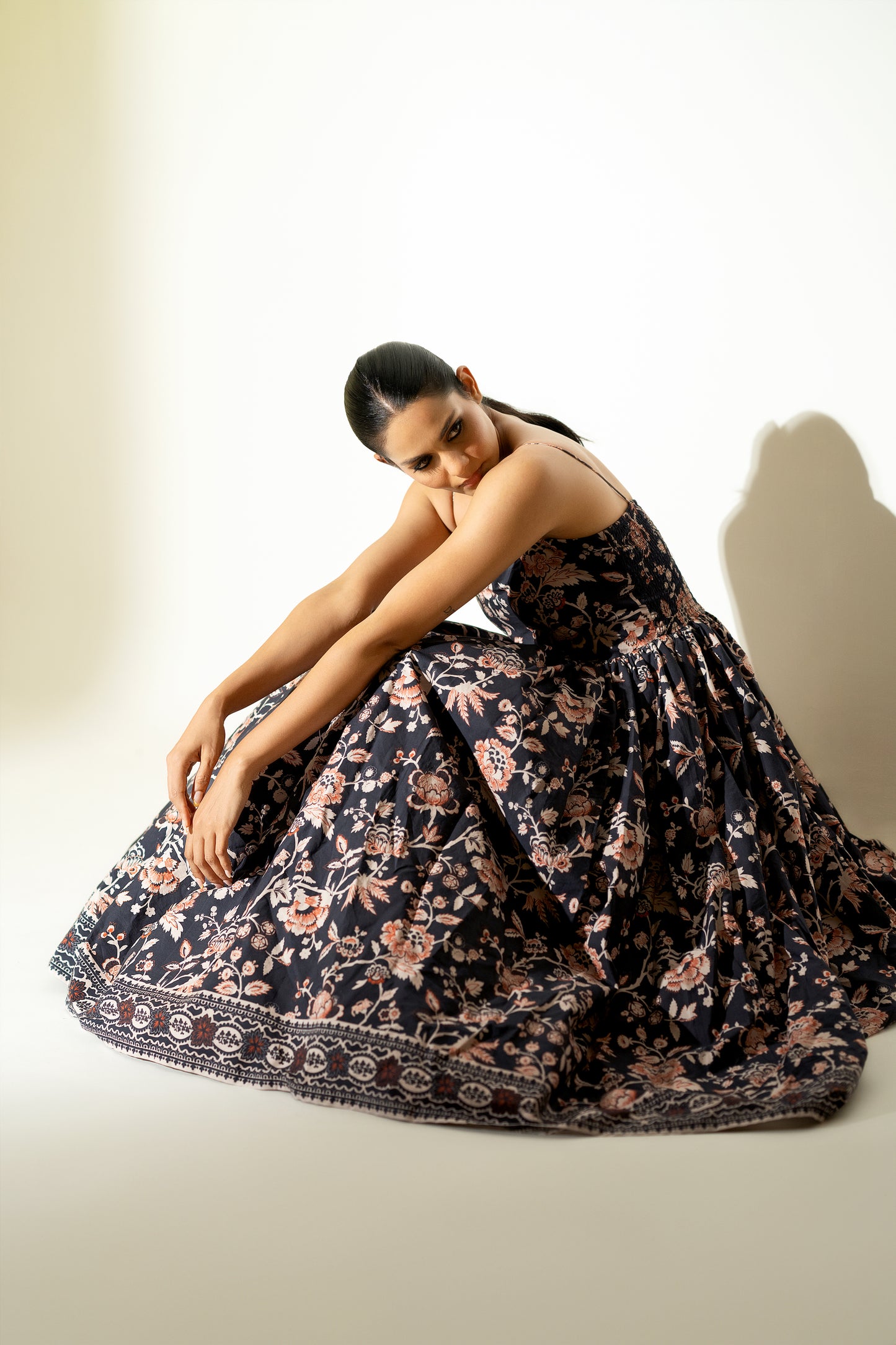 Glamorous Noodle Strap Floral Dress