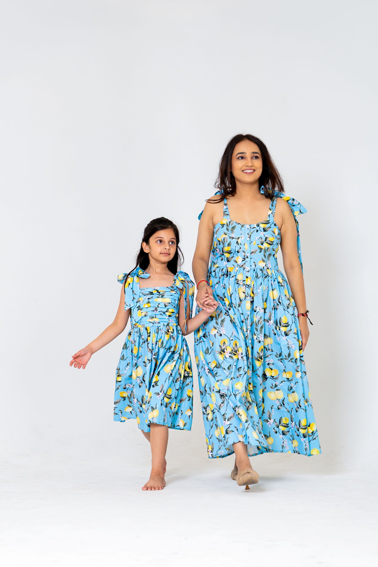 Lemon Love Mum-Daughter Twinning Dress