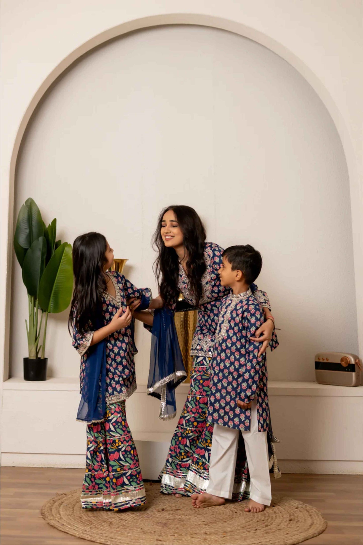 Neel Rang Family Set – Blue