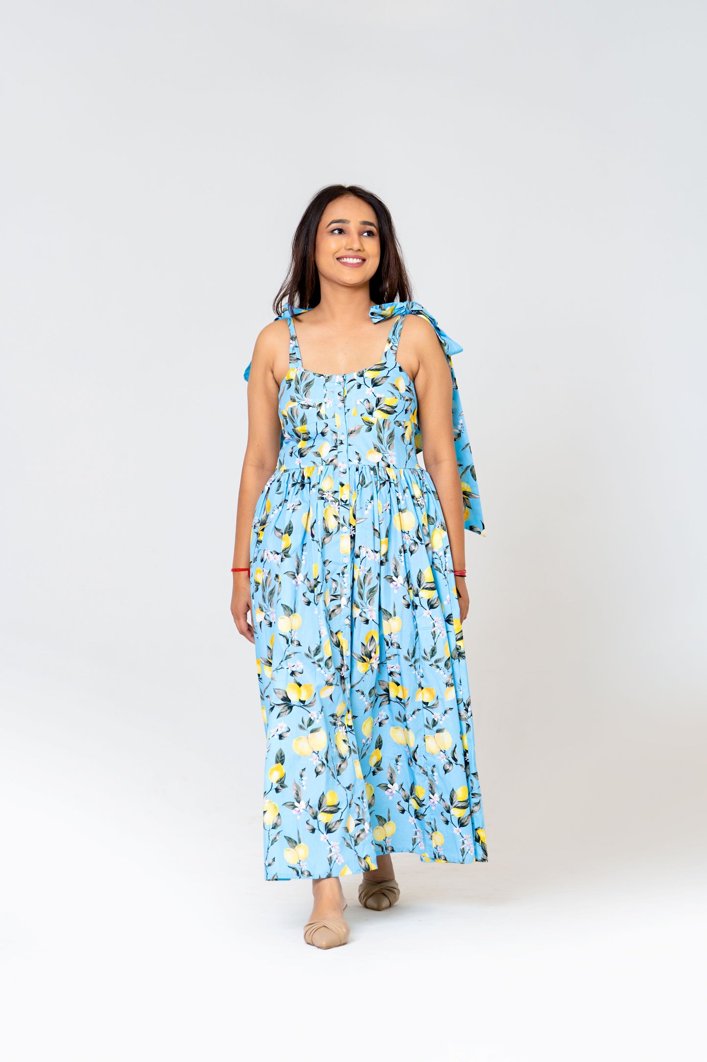 Lemon Love Mum-Daughter Twinning Dress