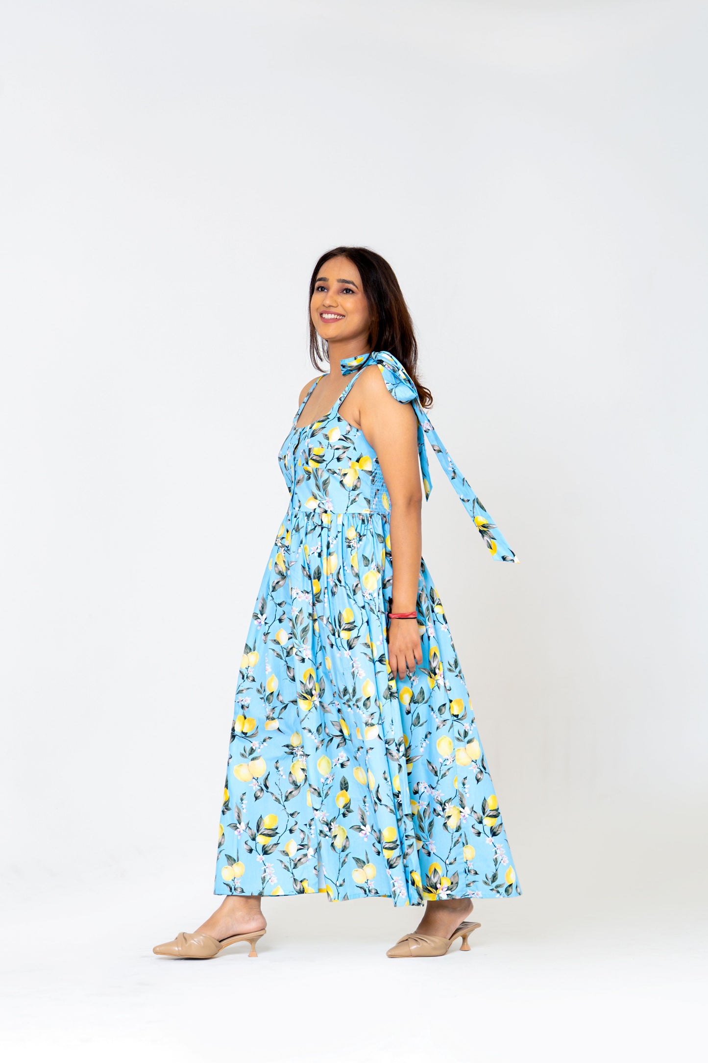 Lemon Love Mum-Daughter Twinning Dress