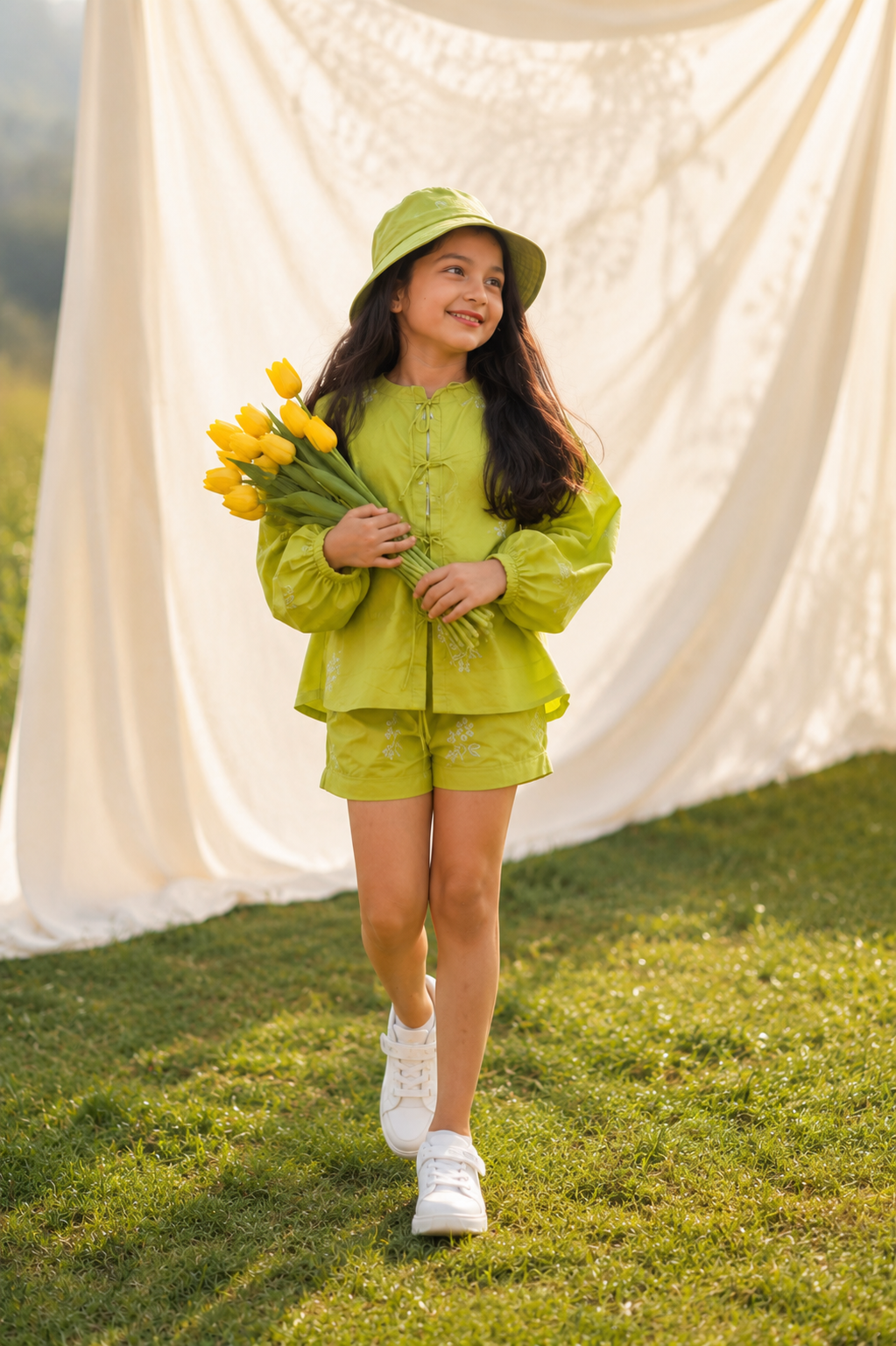 Breezy Meadow Co-ord Set for Daughters