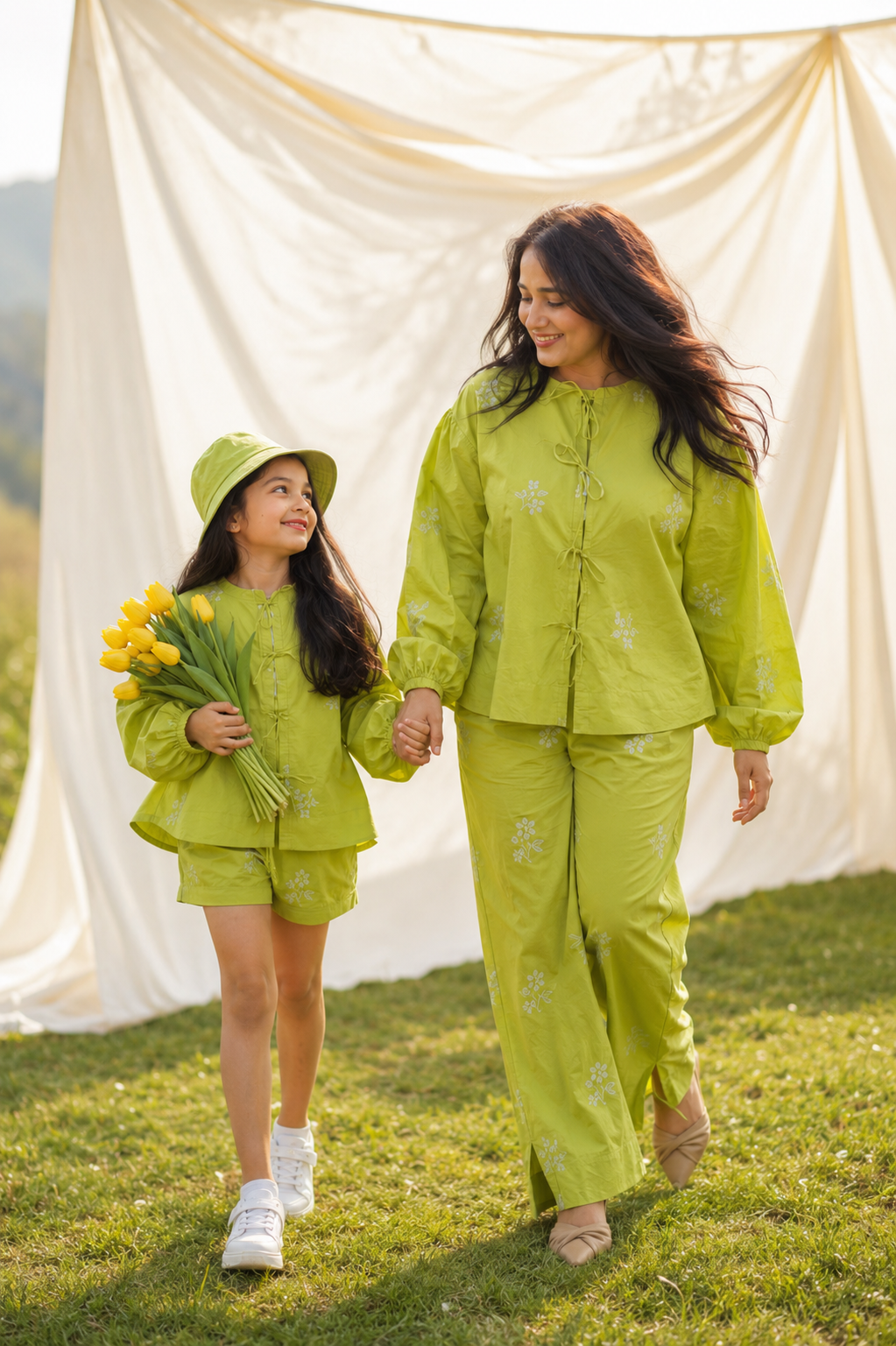 Breezy Meadow Co-ord Set for Daughters