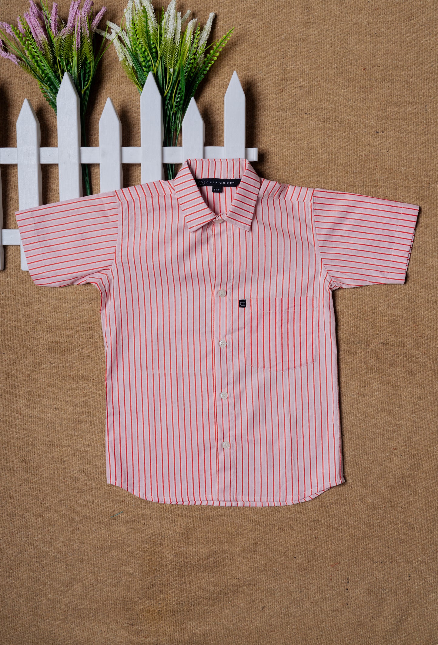 Pink Striped Shirt for Kids