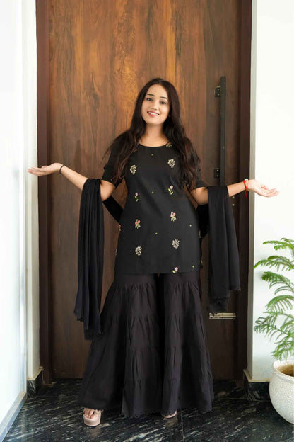 Midnight Meher Set – Black