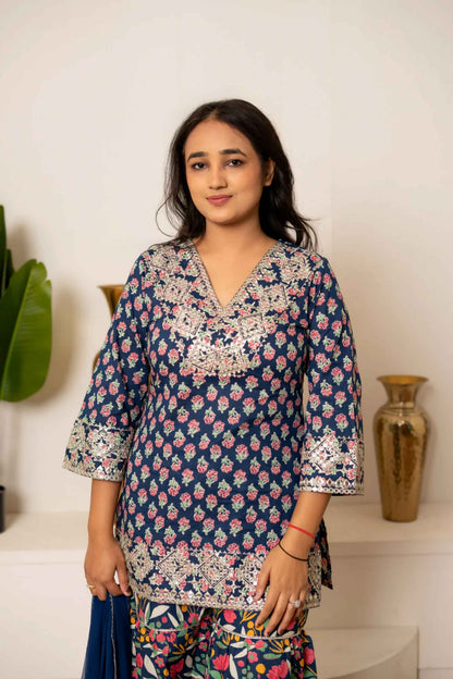 Neel Rang Set – Blue