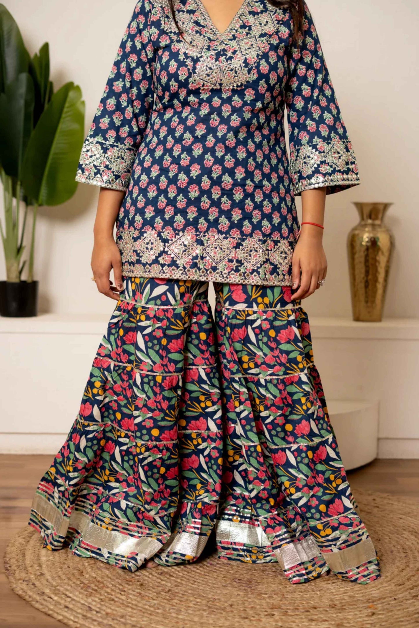 Neel Rang Set – Blue
