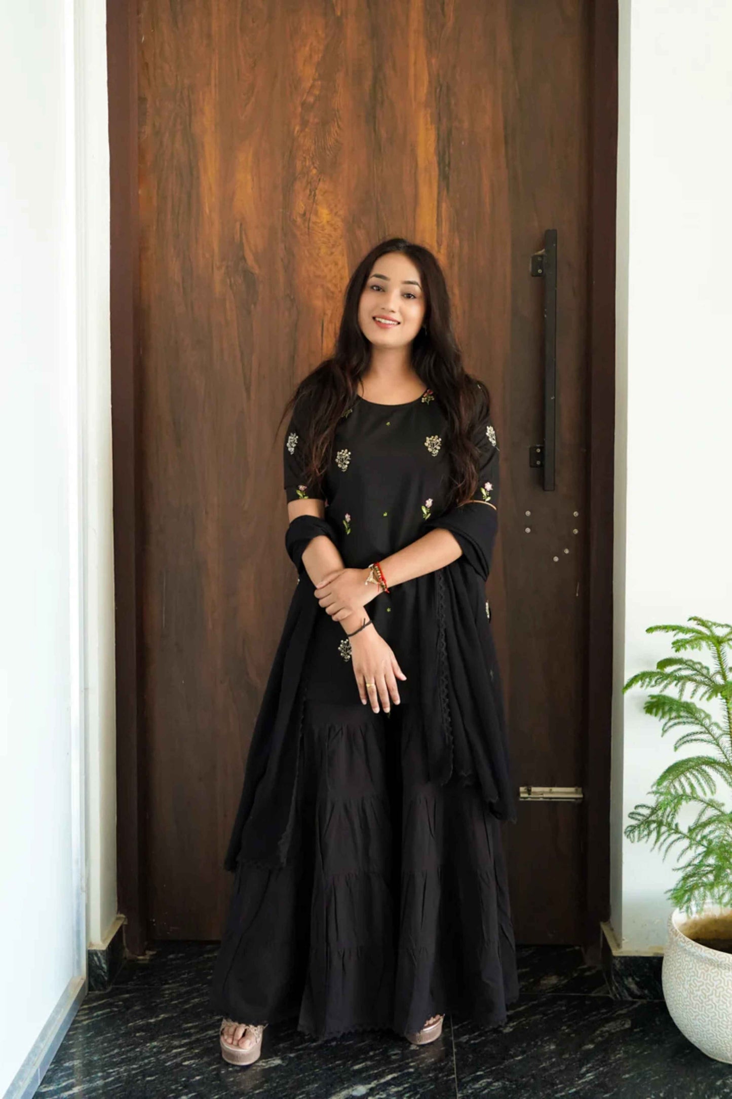 Midnight Meher Set – Black